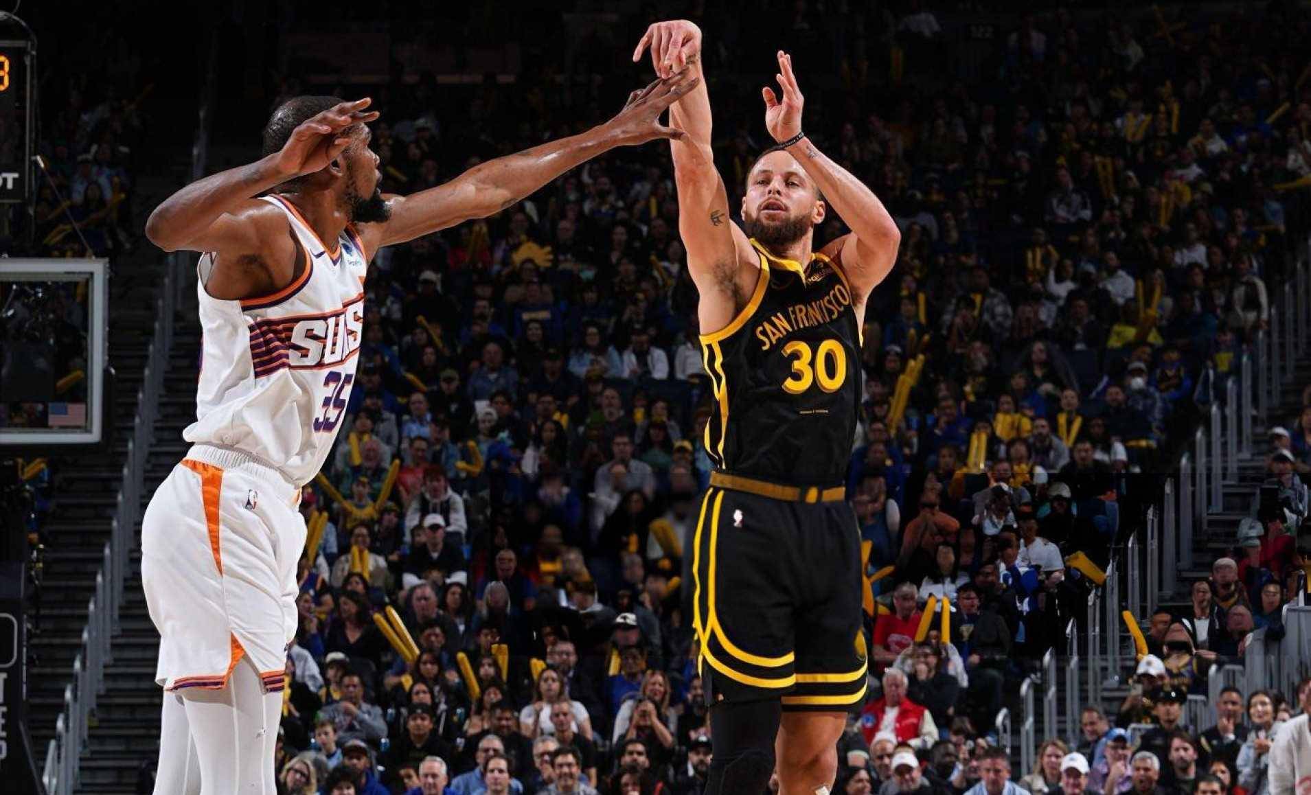 开云体育入口-勇士险胜马刺,库里高光表现